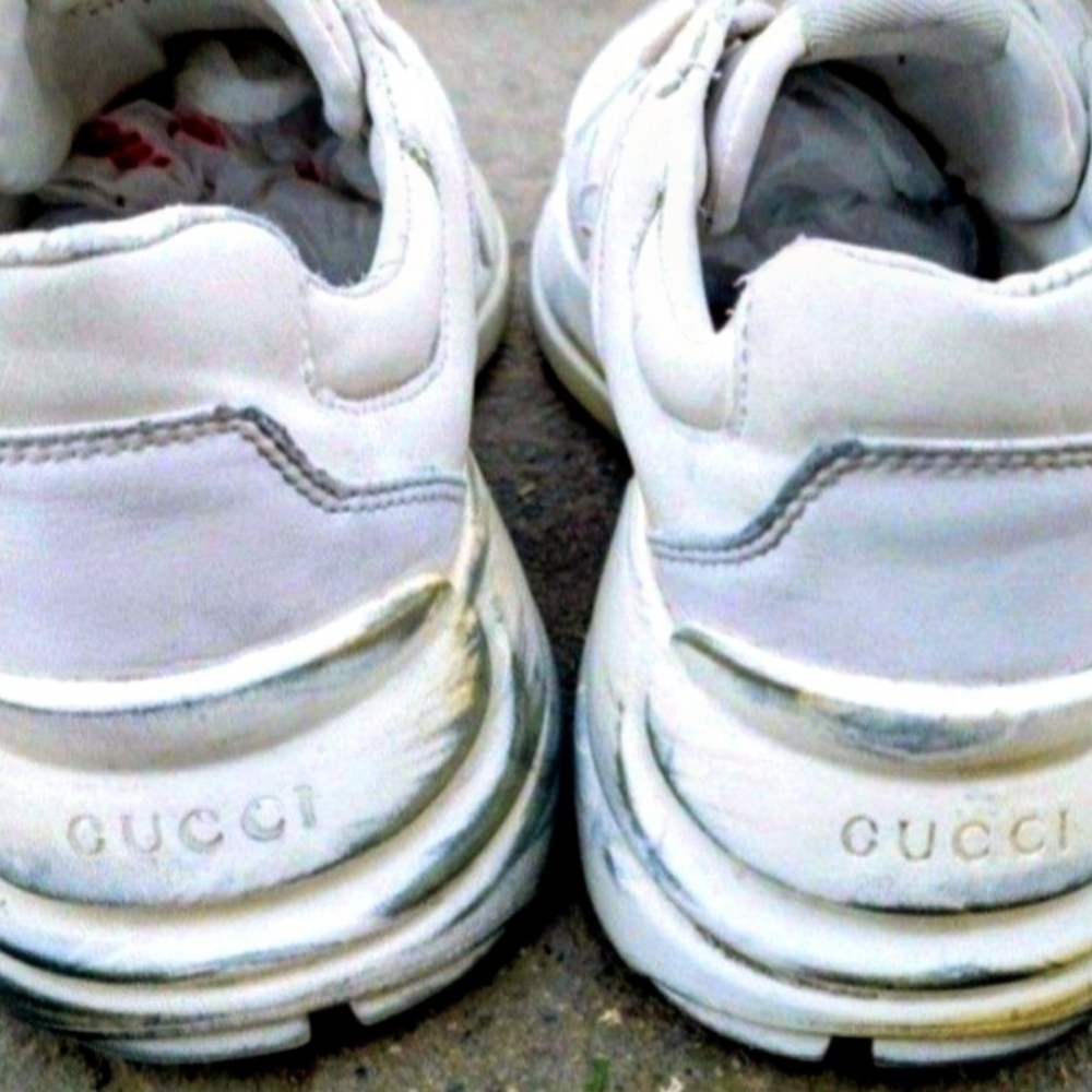 Gucci Rython Sneakers Size 10 - Picture 7 of 9